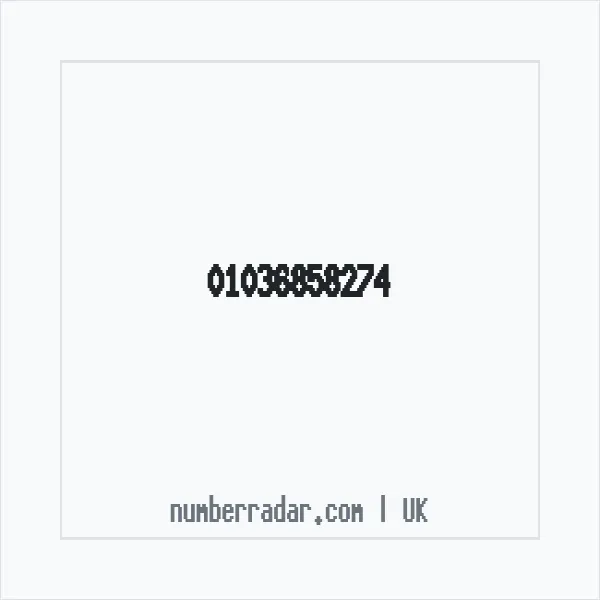 Reverse number check for +44 1036 858274 — who called me?