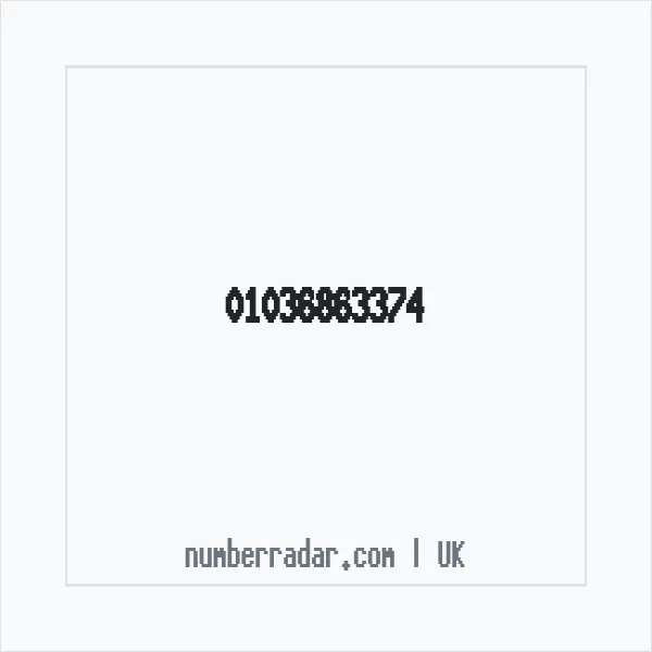 Reverse number check for +44 1036 863374 — who called me?