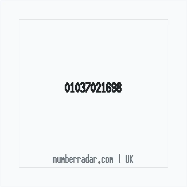 Reverse number check for +44 1037 021698 — who called me?