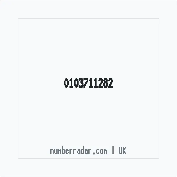 Reverse number check for +44 103711282 — who called me?