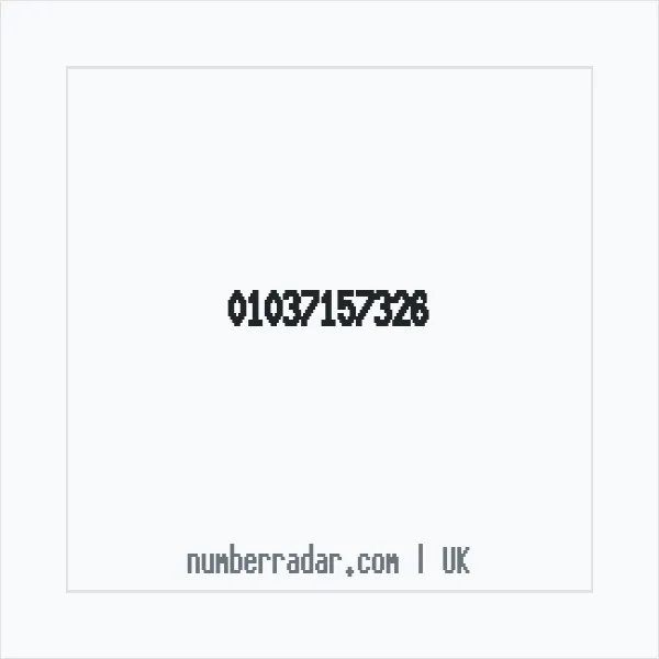 Reverse number check for +44 1037 157326 — who called me?