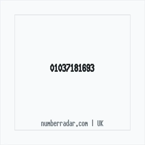 Reverse number check for +44 1037 181693 — who called me?