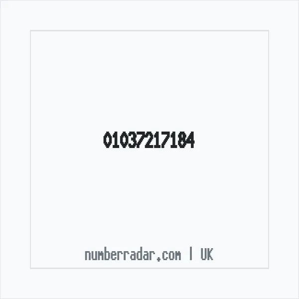 Reverse number check for +44 1037 217184 — who called me?