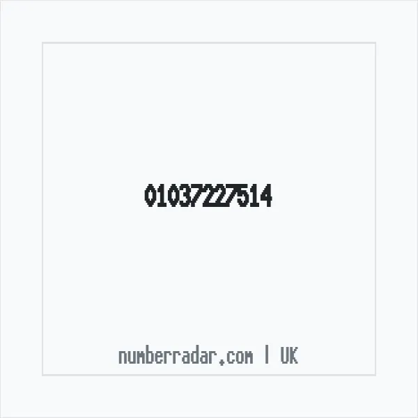 Reverse number check for +44 1037 227514 — who called me?