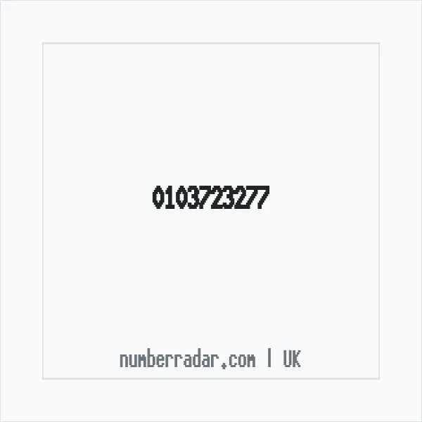 Reverse number check for +44 103723277 — who called me?