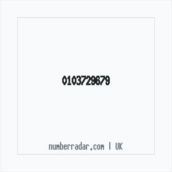Reverse number check for +44 103729679 — who called me?