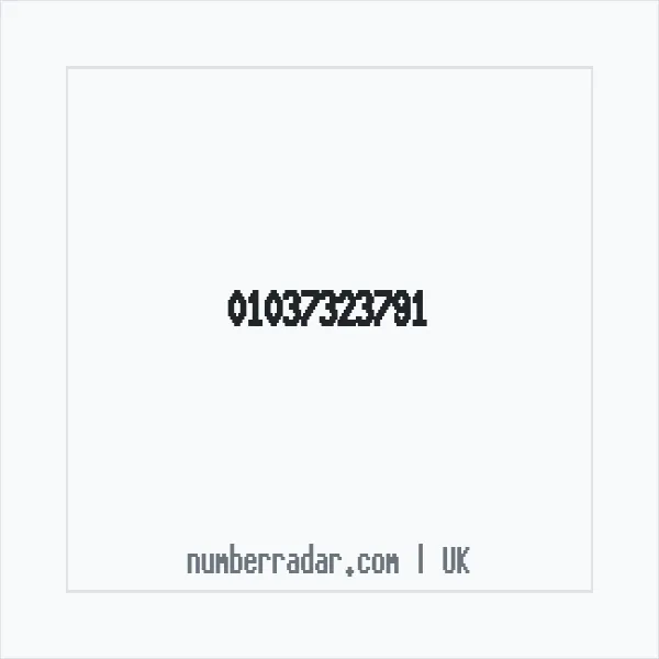 Reverse number check for +44 1037 323791 — who called me?