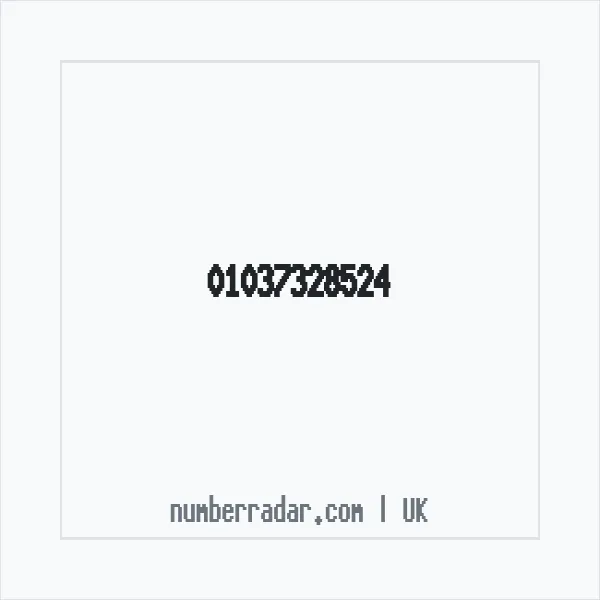 Reverse number check for +44 1037 328524 — who called me?