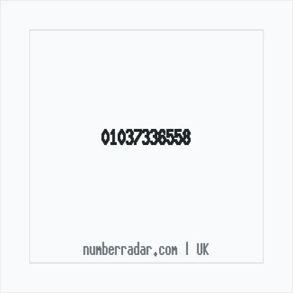Reverse number check for +44 1037 336558 — who called me?