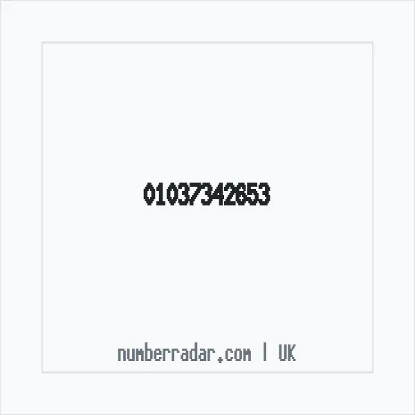 Reverse number check for +44 1037 342653 — who called me?