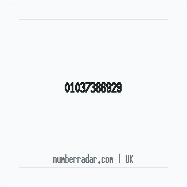 Reverse number check for +44 1037 386929 — who called me?