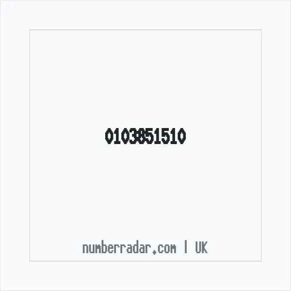 Reverse number check for +44 103851510 — who called me?
