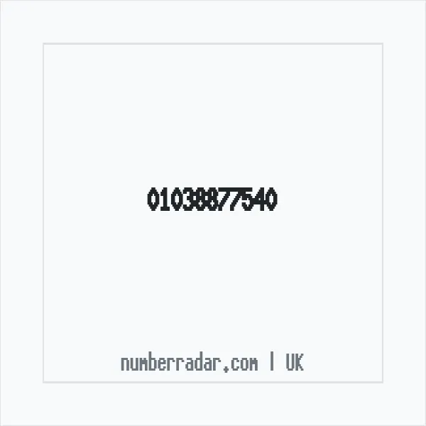 Reverse number check for +44 1038 877540 — who called me?