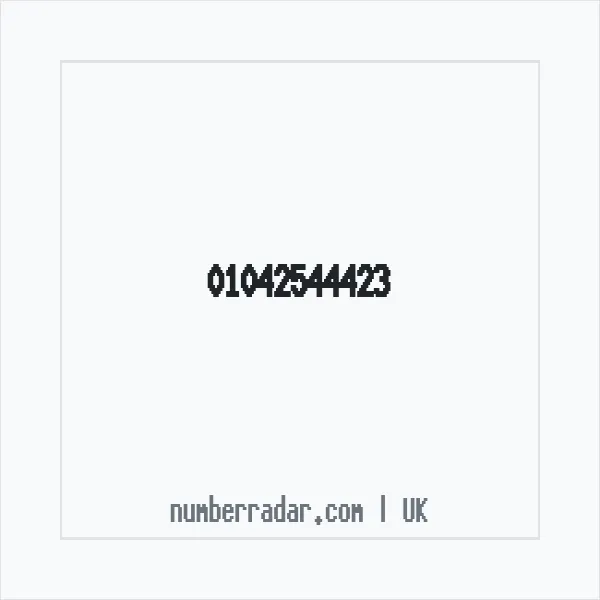Reverse number check for +44 1042 544423 — who called me?