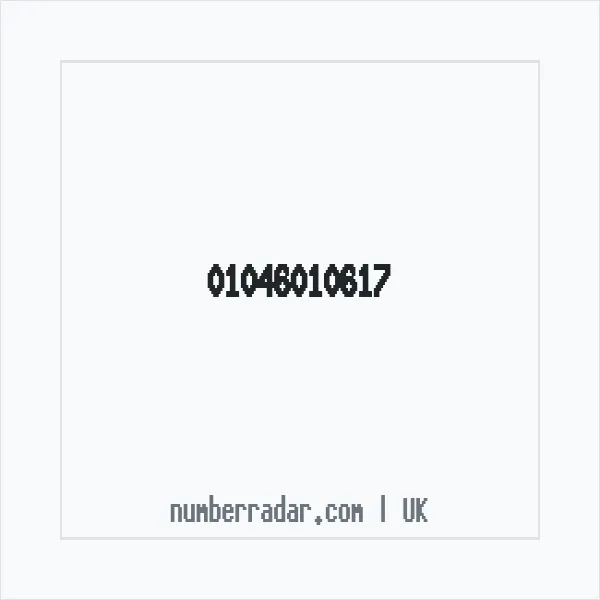 Reverse number check for +44 1046 010617 — who called me?