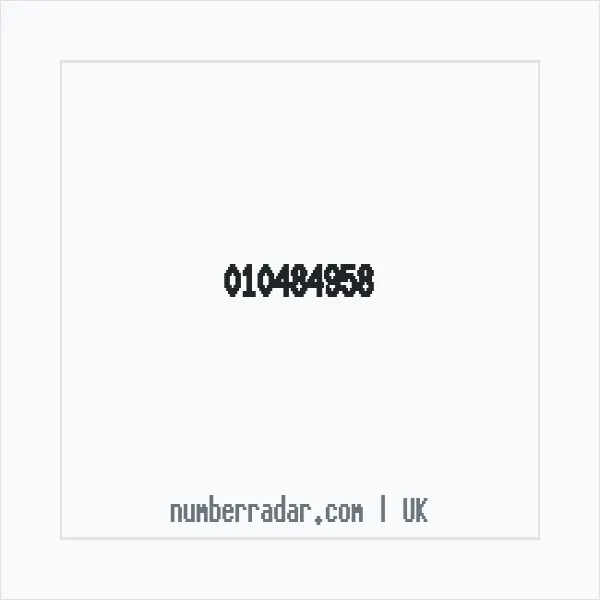 Reverse number check for +44 10484958 — who called me?
