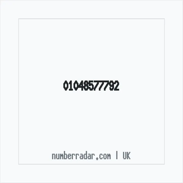 Reverse number check for +44 1048 577792 — who called me?