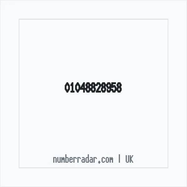 Reverse number check for +44 1048 828958 — who called me?