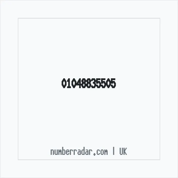 Reverse number check for +44 1048 835505 — who called me?