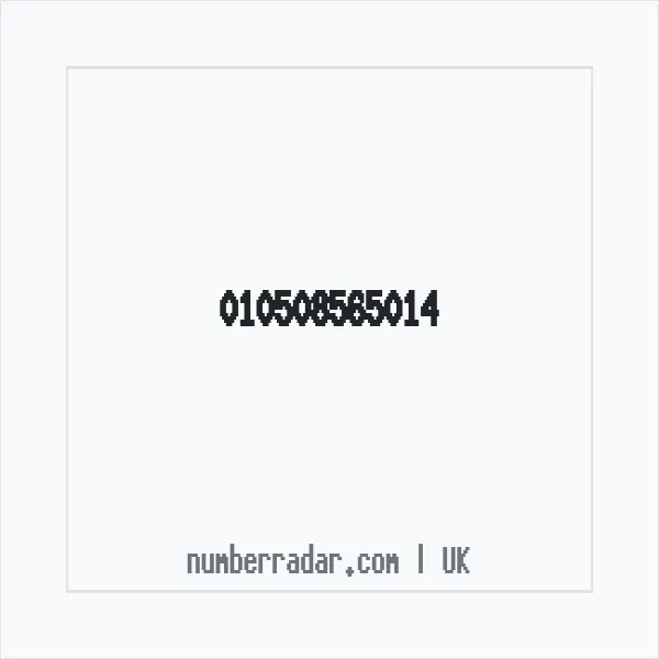 Reverse number check for +44 (1050) 856-501 — who called me?