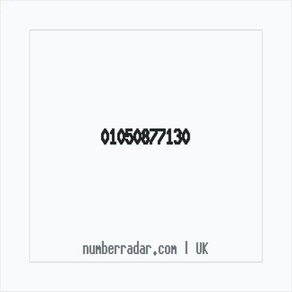 Reverse number check for +44 1050 877130 — who called me?