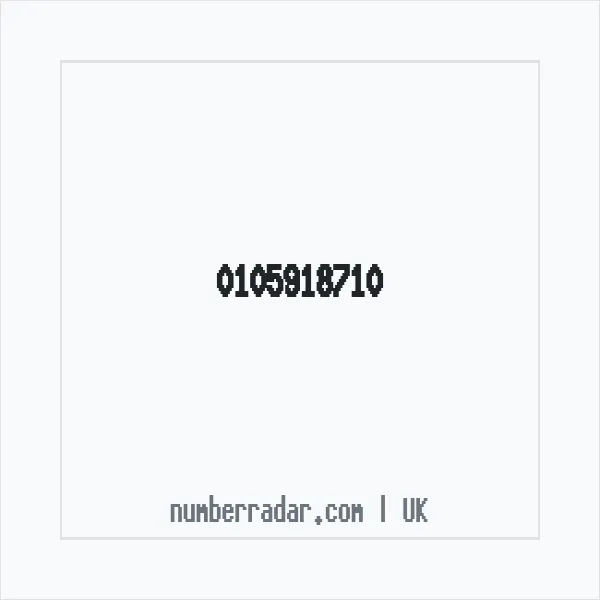 Reverse number check for +44 105918710 — who called me?