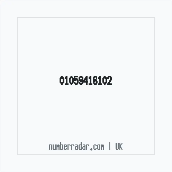 Reverse number check for +44 1059 416102 — who called me?