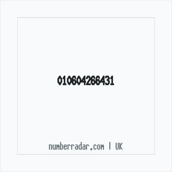 Reverse number check for +44 (1060) 426-643 — who called me?