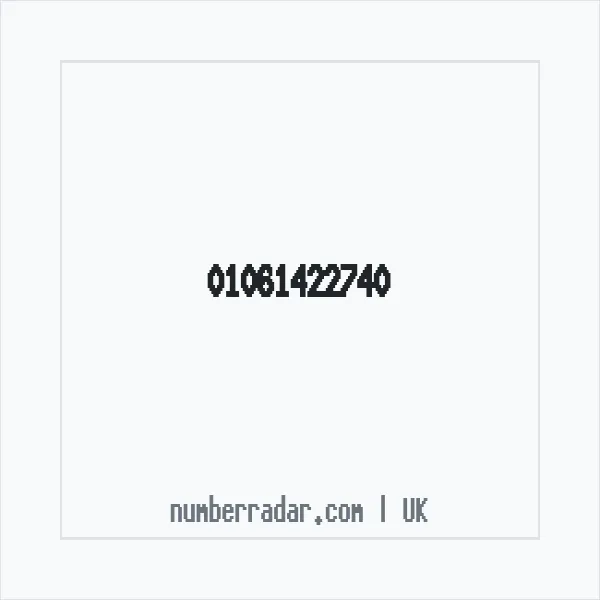 Reverse number check for +44 1061 422740 — who called me?