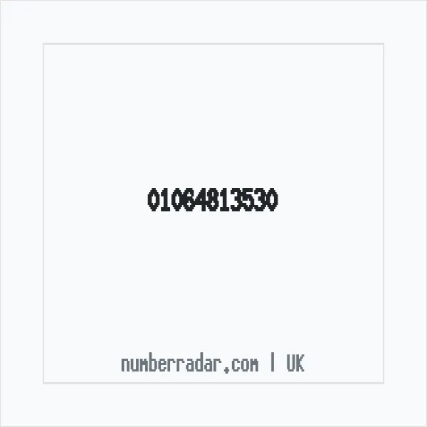 Reverse number check for +44 1064 813530 — who called me?