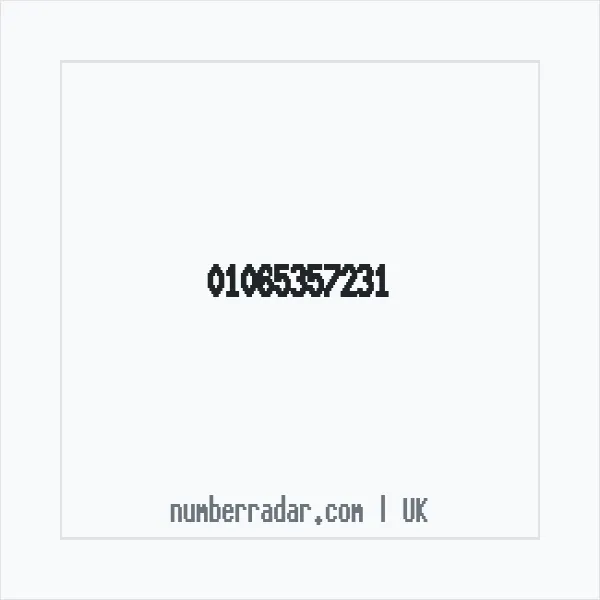 Reverse number check for +44 1065 357231 — who called me?