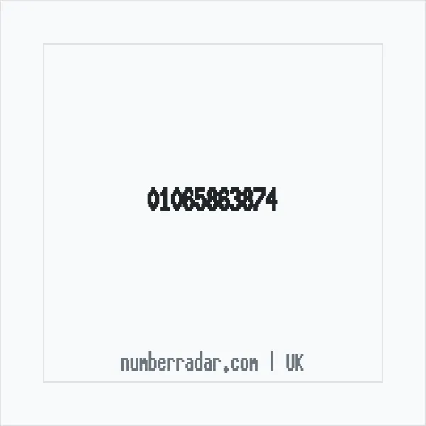 Reverse number check for +44 1065 863874 — who called me?