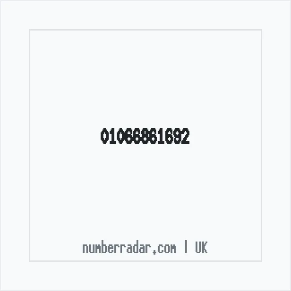 Reverse number check for +44 1066 861692 — who called me?
