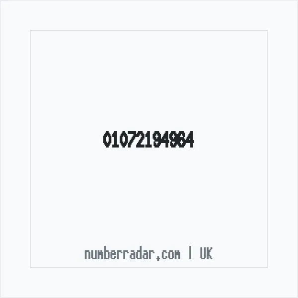 Reverse number check for +44 1072 194964 — who called me?