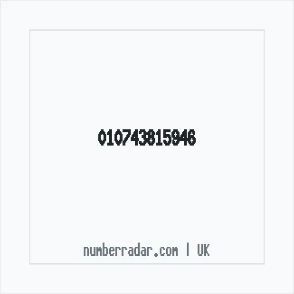 Reverse number check for +44 (1074) 381-594 — who called me?