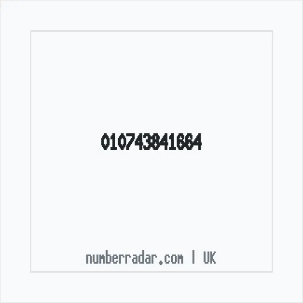 Reverse number check for +44 (1074) 384-166 — who called me?