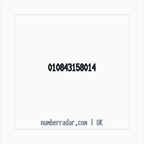 Reverse number check for +44 (1084) 315-801 — who called me?