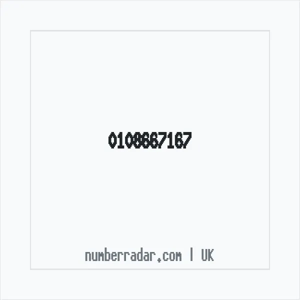 Reverse number check for +44 108667167 — who called me?