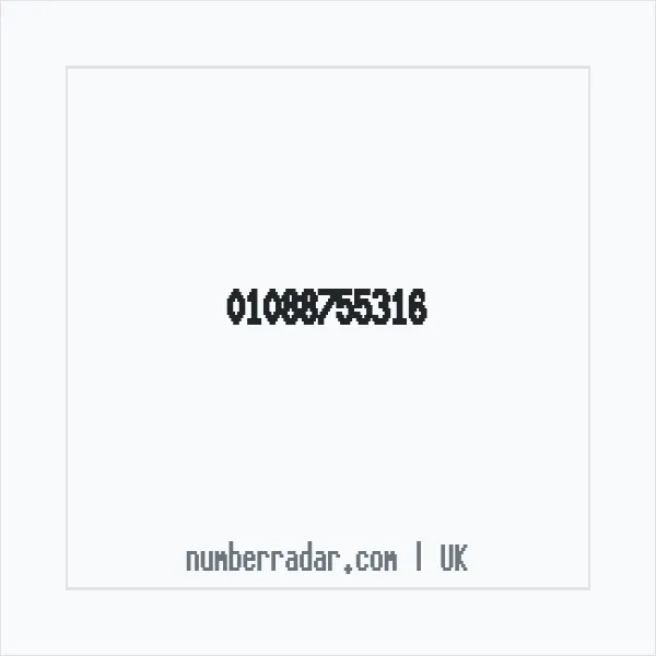 Reverse number check for +44 1088 755316 — who called me?
