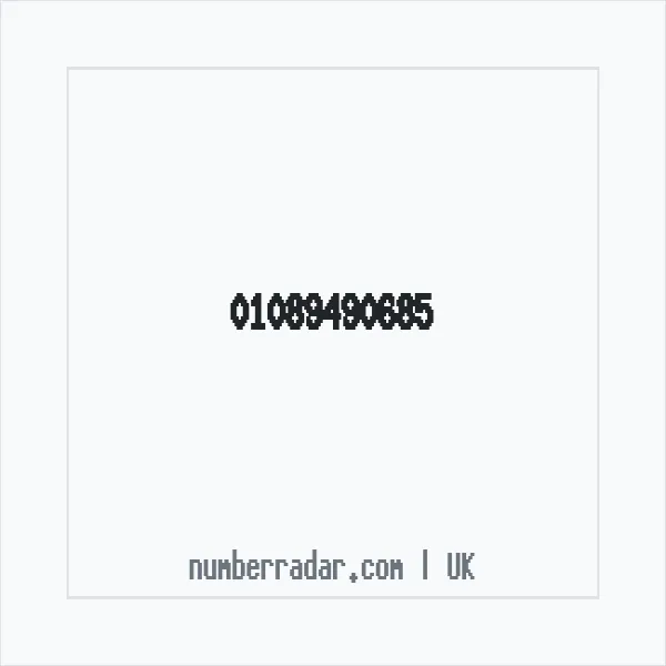 Reverse number check for +44 1089 490685 — who called me?