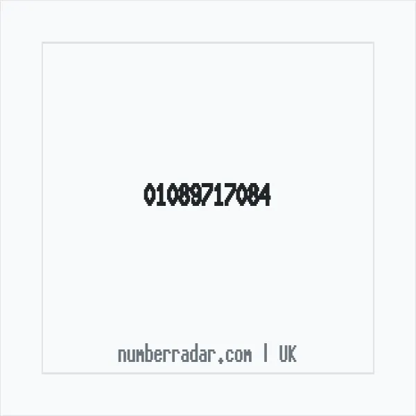 Reverse number check for +44 1089 717084 — who called me?