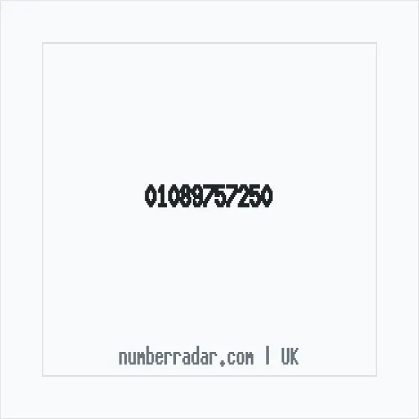 Reverse number check for +44 1089 757250 — who called me?