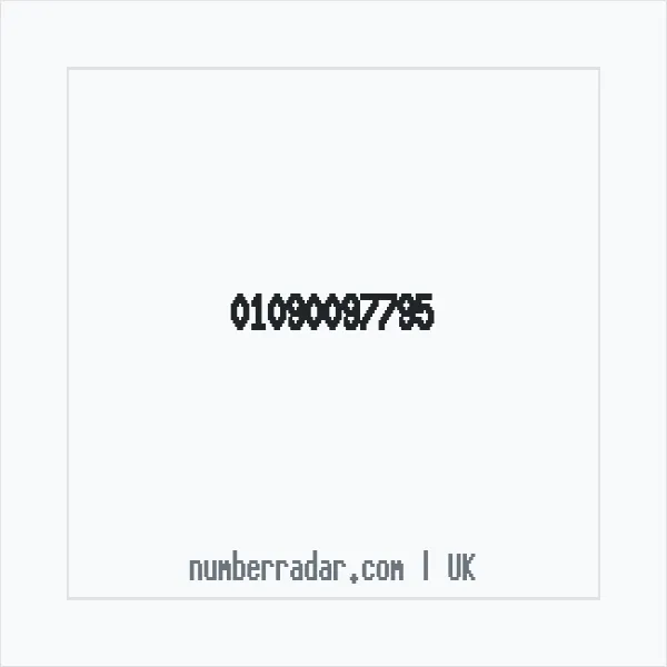 Reverse number check for +44 1090 097795 — who called me?