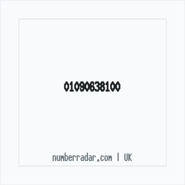 Reverse number check for +44 1090 638100 — who called me?