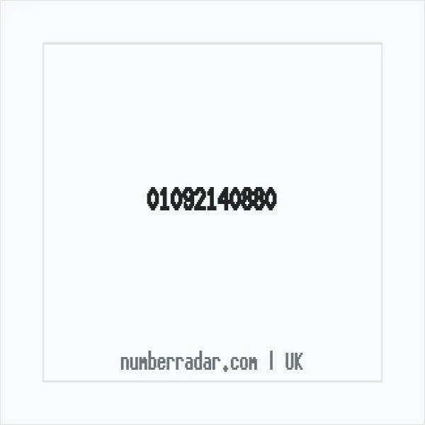 Reverse number check for +44 1092 140880 — who called me?