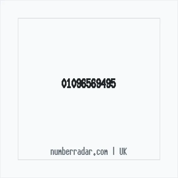 Reverse number check for +44 1096 569495 — who called me?