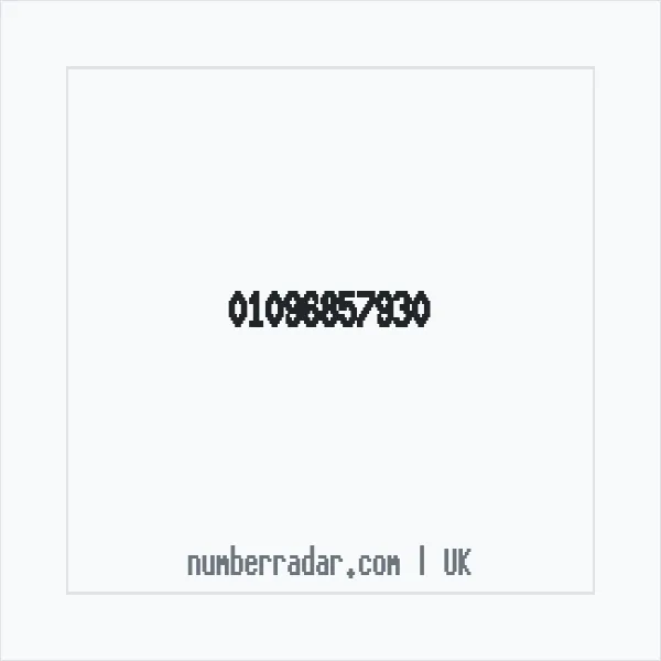 Reverse number check for +44 1096 857930 — who called me?