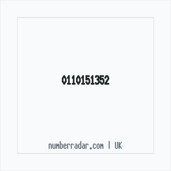 Reverse number check for +44 110151352 — who called me?
