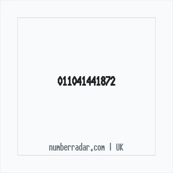 Reverse number check for +44 (1104) 144-187 — who called me?