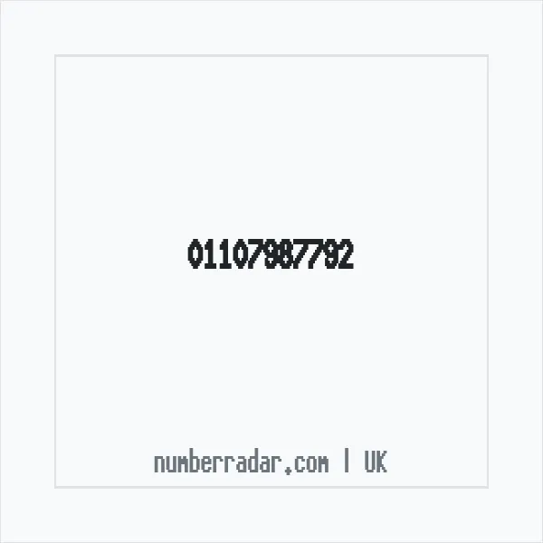 Reverse number check for +44 1107 987792 — who called me?